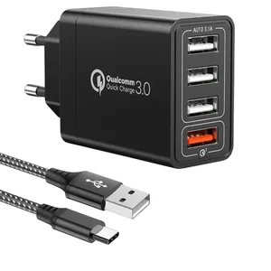 شارژر دیواری 30 وات کوال کام مدل SDC-001 به همراه کابل تبدیل USB-C
