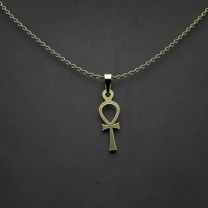 گردنبند طلا 18 عیار زنانه مدوپد مدل پنجه کد CA10553