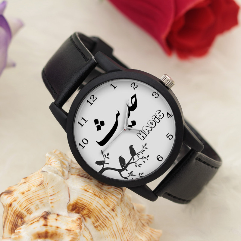 ساعت مچی عقربه ای زنانه طرح حدیث کد LF3091