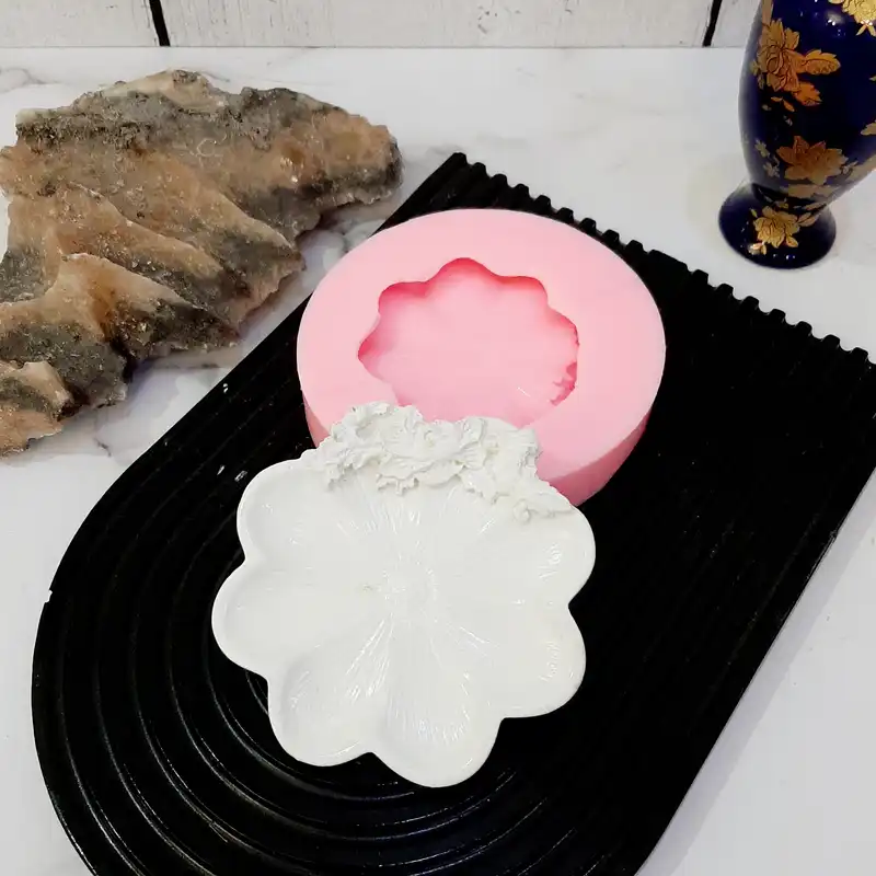 قالب سیلیکونی مدل ظرف گل دار