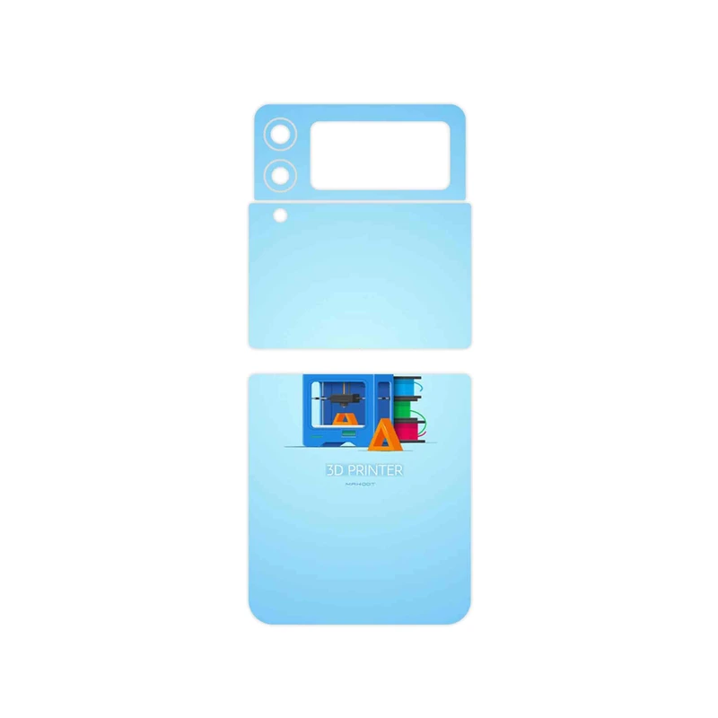 برچسب پوششی ماهوت مدل 3D Printer مناسب برای گوشی موبایل سامسونگ Galaxy Z Flip3 5G