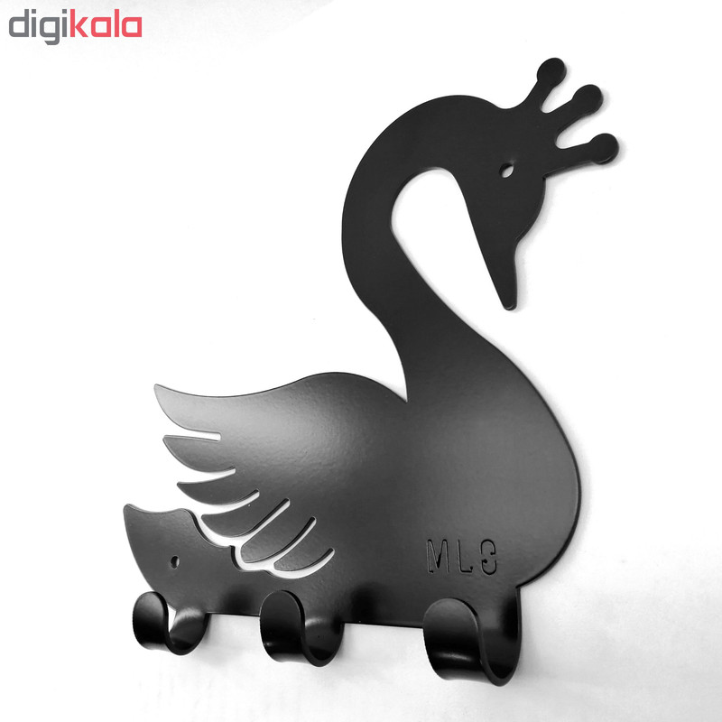 آویز لباس ملو طرح قو کد KMA79 آویز لباس ملو طرح قو کد KMA79