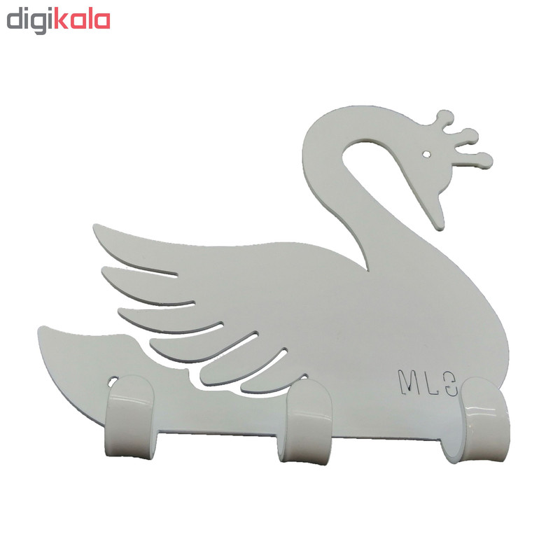 آویز لباس ملو طرح قو کد KMA79 آویز لباس ملو طرح قو کد KMA79