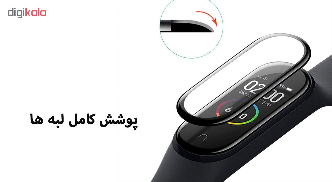 محافظ صفحه نمایش 3D تراستکتور مدل TSP مناسب برای مچ بند هوشمند شیائومی Mi Band 4