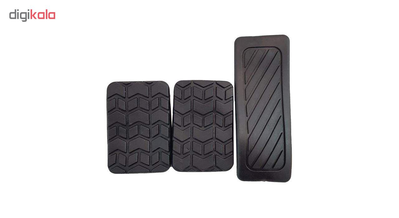 روکش  پدال خودرو  مدل AM5964 مناسب برای پراید مجموعه 3 عددی