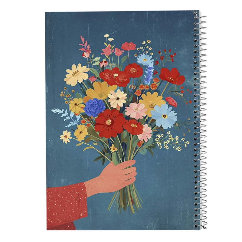 دفتر مشق 50 برگ مدوپد مدل دخترانه کد DF15822