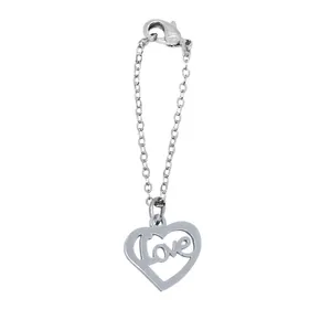 آویز ساعت زنانه طرح Love کد AVZ-01
