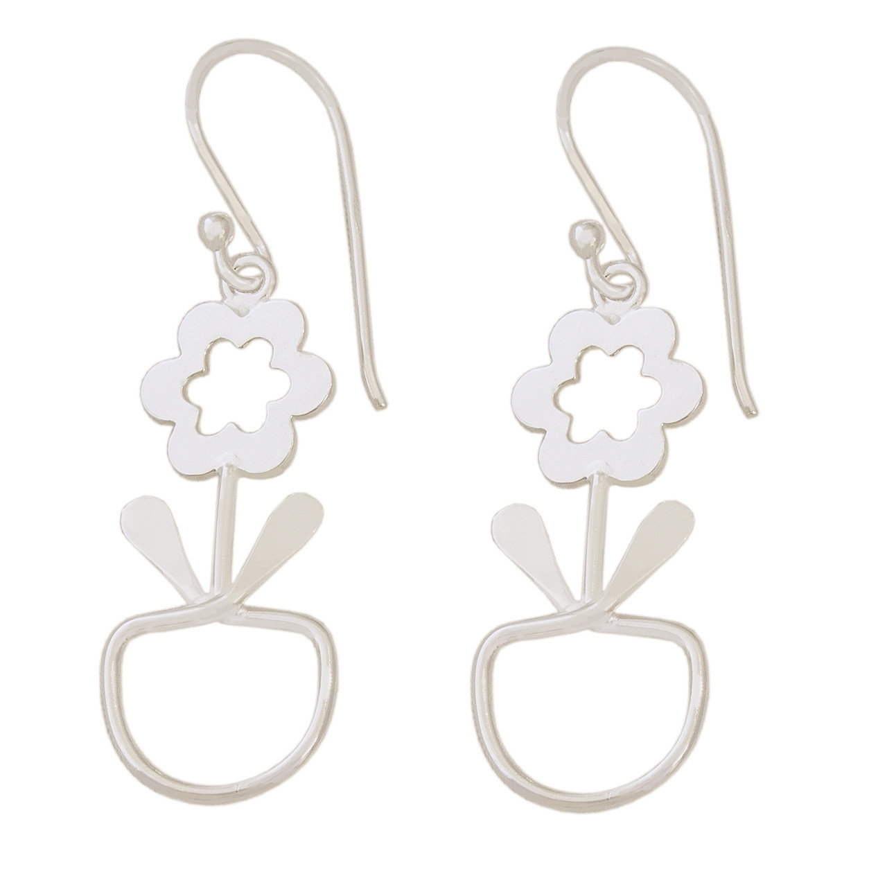 گوشواره نقره زنانه کد IM038