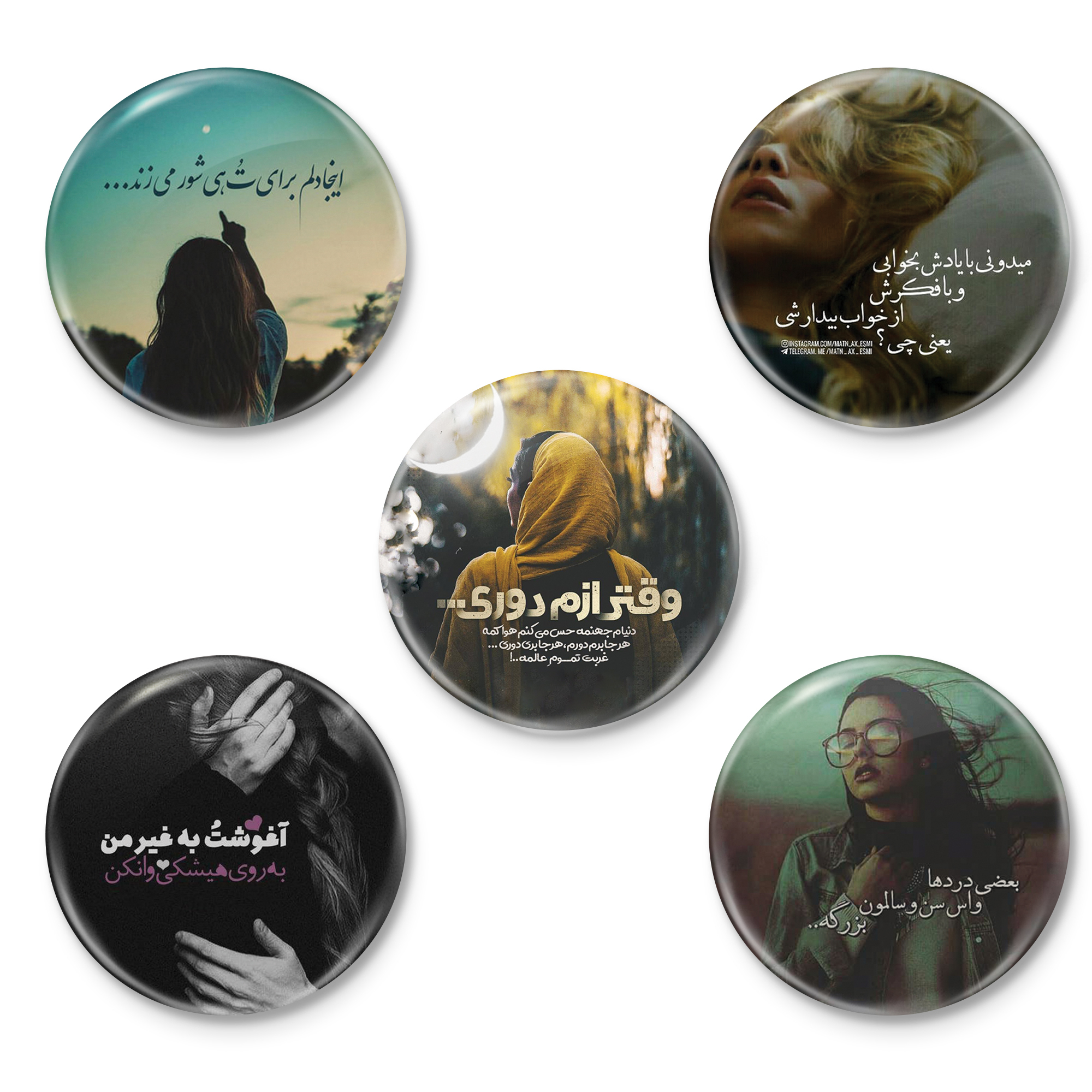 پیکسل طرح دختر کد 26.42 مجموعه 5 عددی