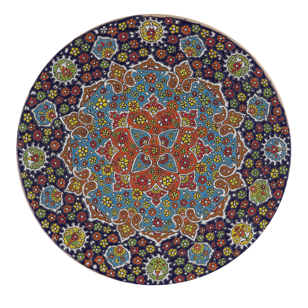 بشقاب میناکاری مدل B35M7