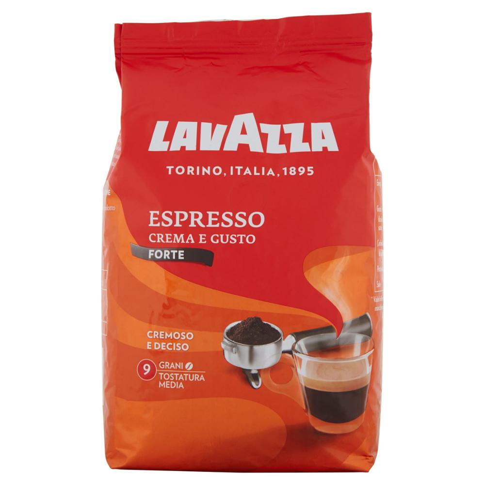 قهوه دان لاواتزا مدل Crema e Gusto Forte مقدار 1 کیلوگرم