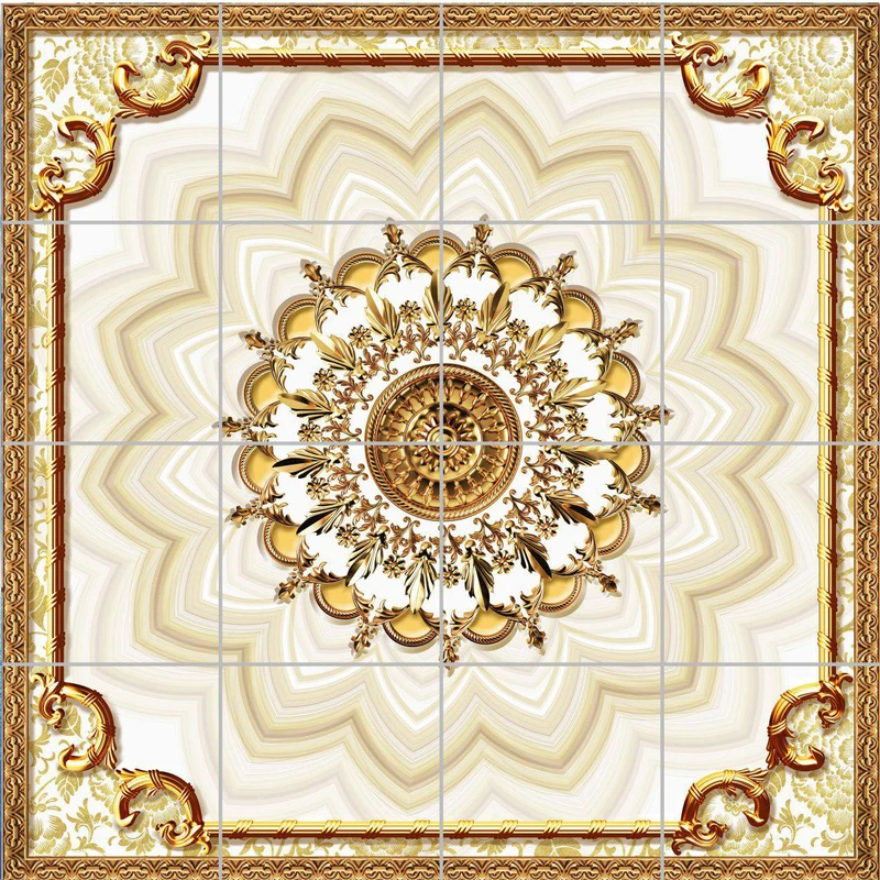 تایل سقفی مدل AZ44003 سایز 60*60 سانتی متر مجموعه 16 عددی