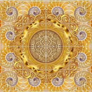 تایل سقفی مدل AZ44004 سایز 60*60 سانتی متر مجموعه 16عددی