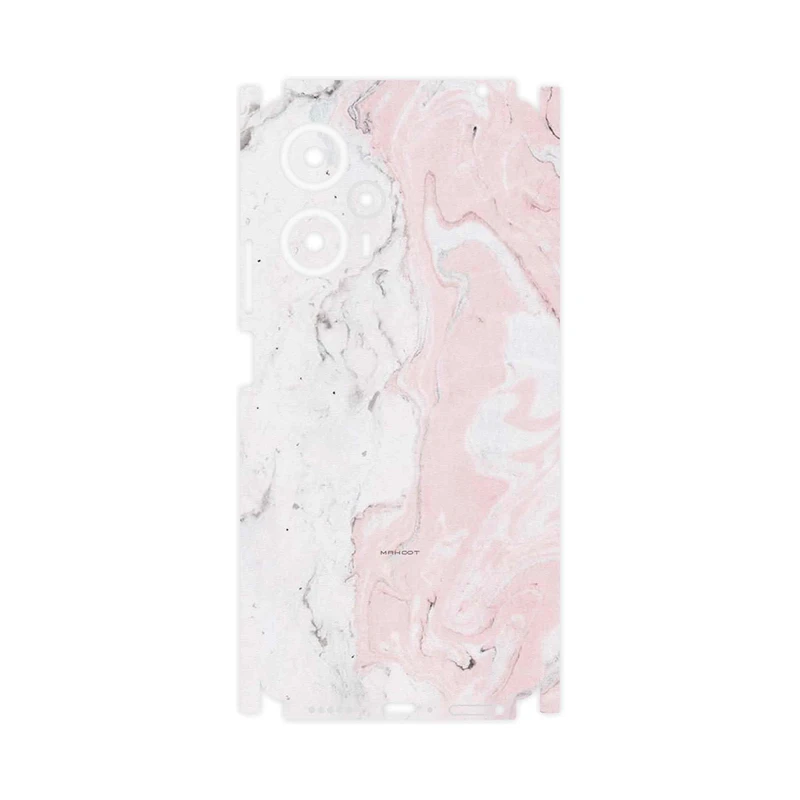 برچسب پوششی ماهوت مدل Blanco_Pink_Marble-FullSkin مناسب برای گوشی موبایل شیائومی Poco F5