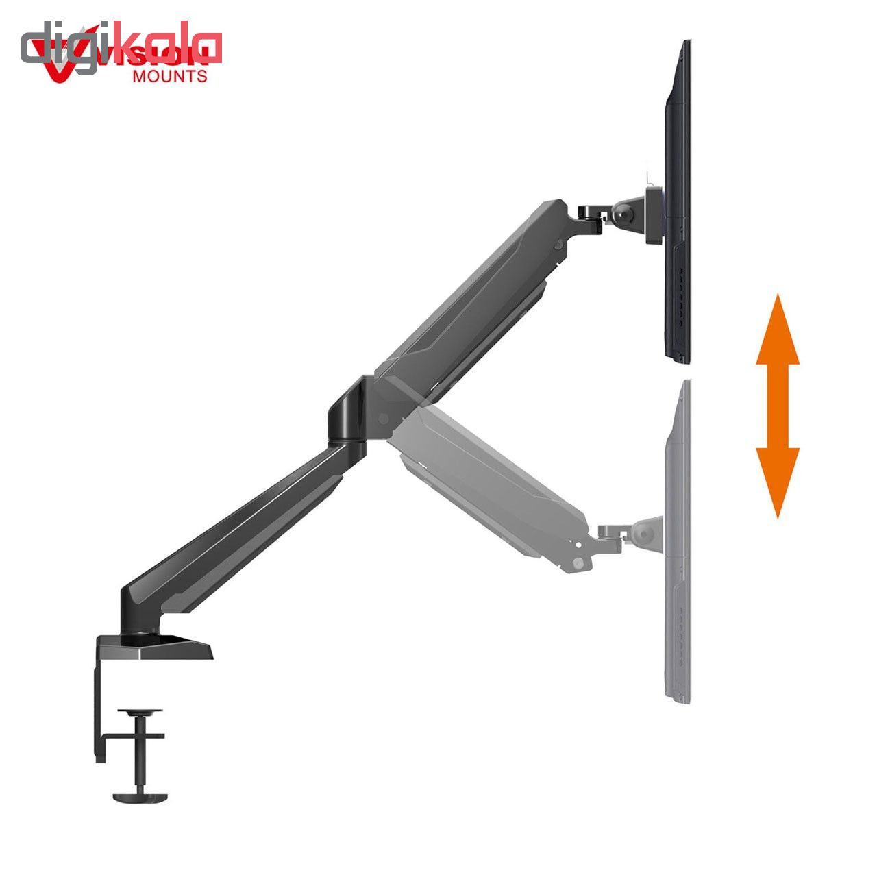 پایه رومیزی مدل VM-GM312U مناسب برای مانیتورهای 15 تا 27 اینچ