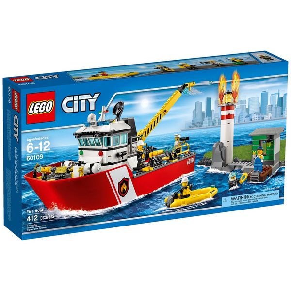 لگو سری City مدل Fire Boat 60109 لگو سری City مدل Fire Boat 60109