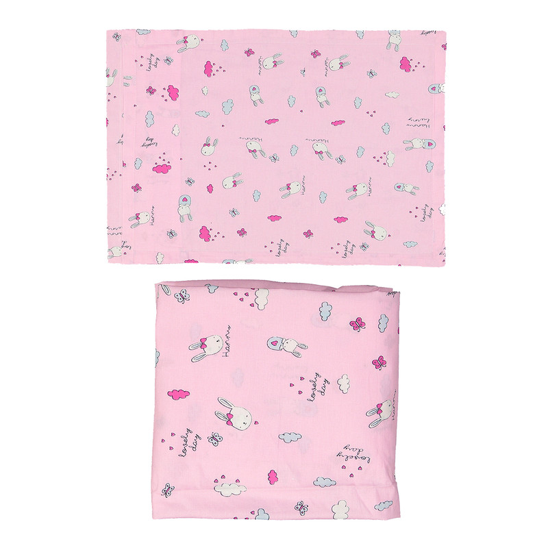 سرویس ملحفه هارمونی مدل Rabbit-70 یکنفره 2 تکه