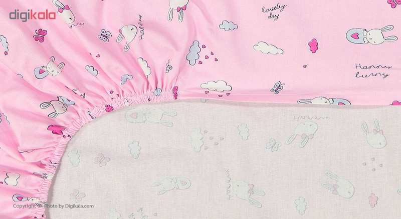 سرویس ملحفه هارمونی مدل Rabbit-70 یکنفره 2 تکه