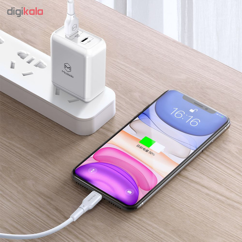 کابل تبدیل USB به لایتنینگ مک دودو مدل CA-7270 طول 1.2 متر