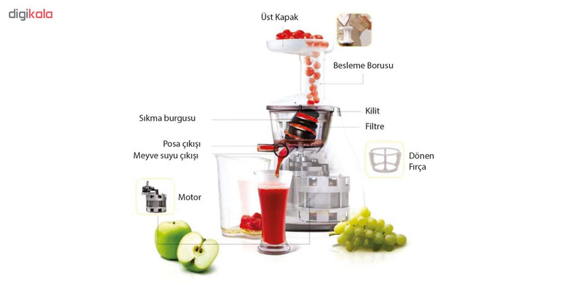 آبمیوه گیری فکر مدل Slow Juicer آبمیوه گیری فکر مدل Slow Juicer