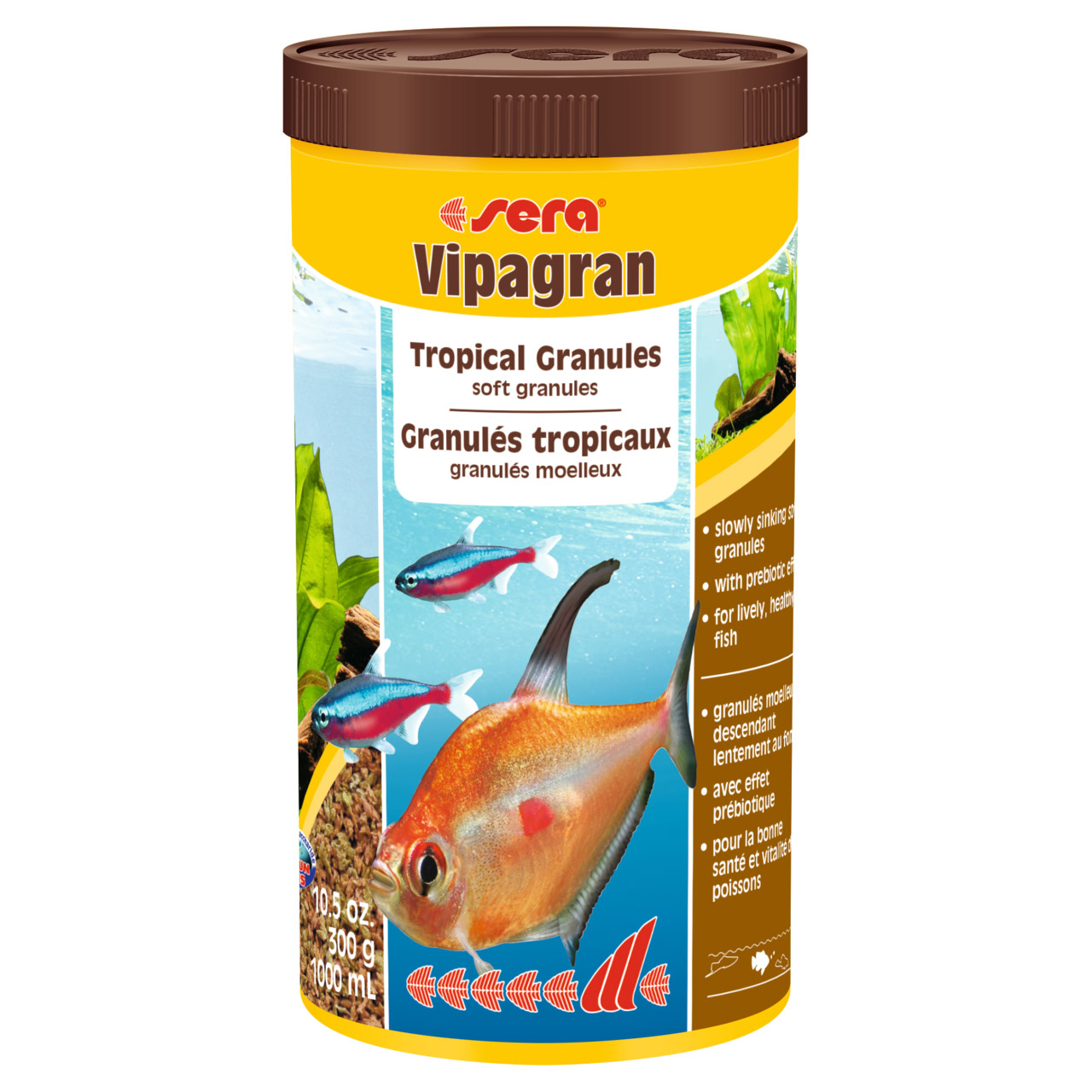 غذای ماهی سرا مدل VIPAGRAN04 وزن 300 گرم