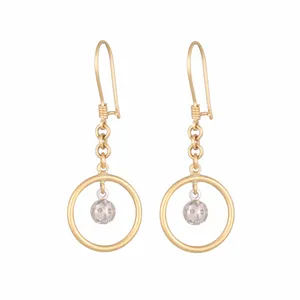 گوشواره طلا 18 عیار زنانه کد G582