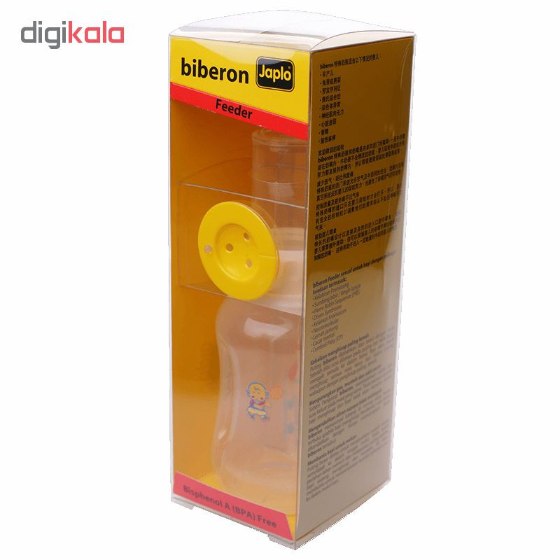 شیشه شیر شکاف کام جاپلو مدل Feeder گنجایش 140 میلی لیتر شیشه شیر شکاف کام جاپلو مدل Feeder گنجایش 140 میلی لیتر