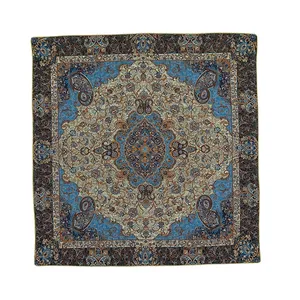 رومیزی ترمه مدل پرستو کد BLUGLD1.1
