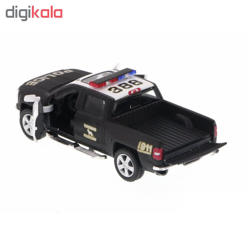 ماشین بازی کینزمارت مدل Chevrolet Silverado Pick-UP police