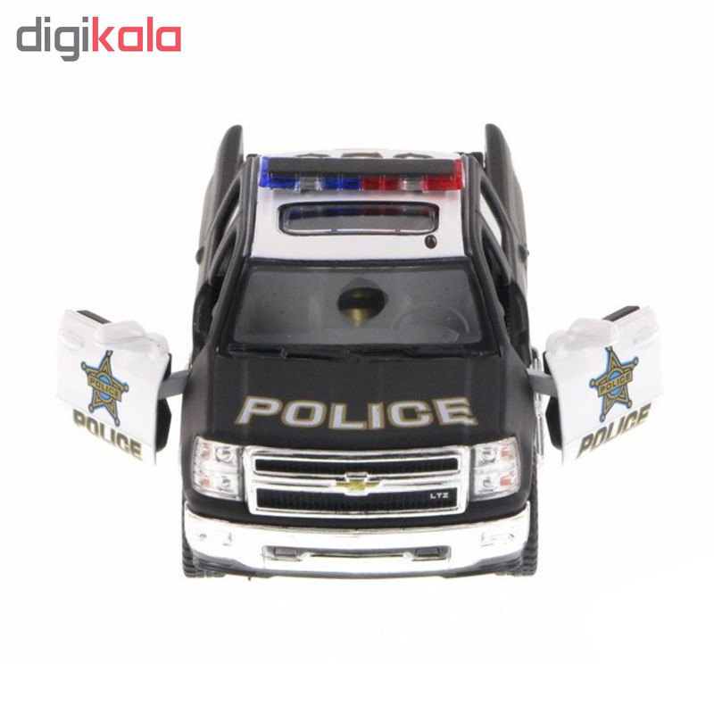 ماشین بازی کینزمارت مدل Chevrolet Silverado Pick-UP police