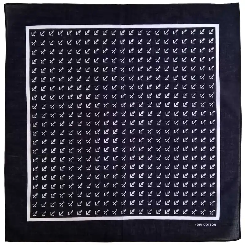 دستمال سروگردن طرح لنگر