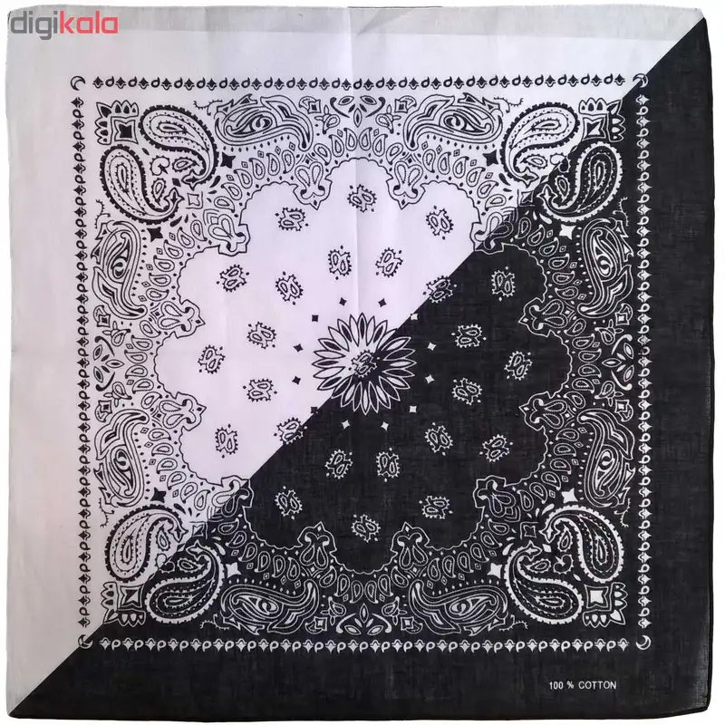 دستمال سر و گردن طرح بته جقه