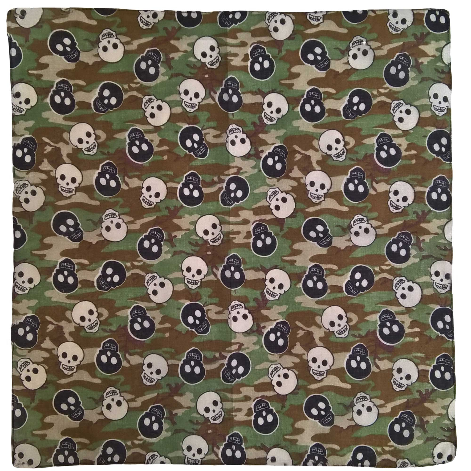 دستمال سر و گردن طرح اسکلت 6