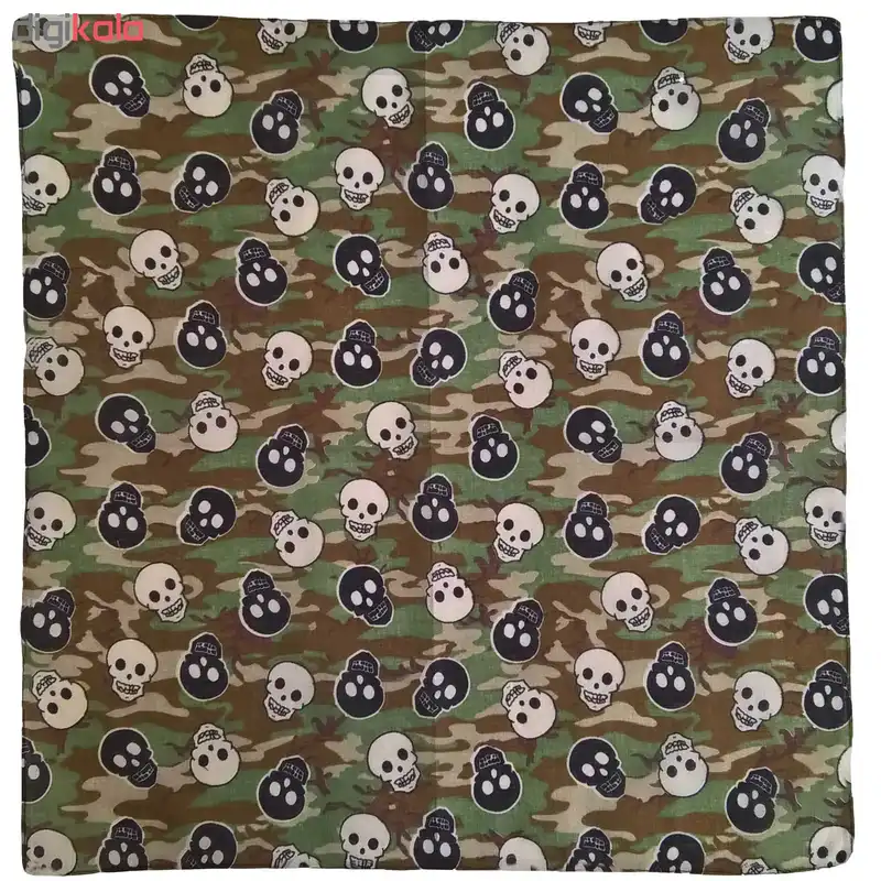 دستمال سر و گردن طرح اسکلت 6