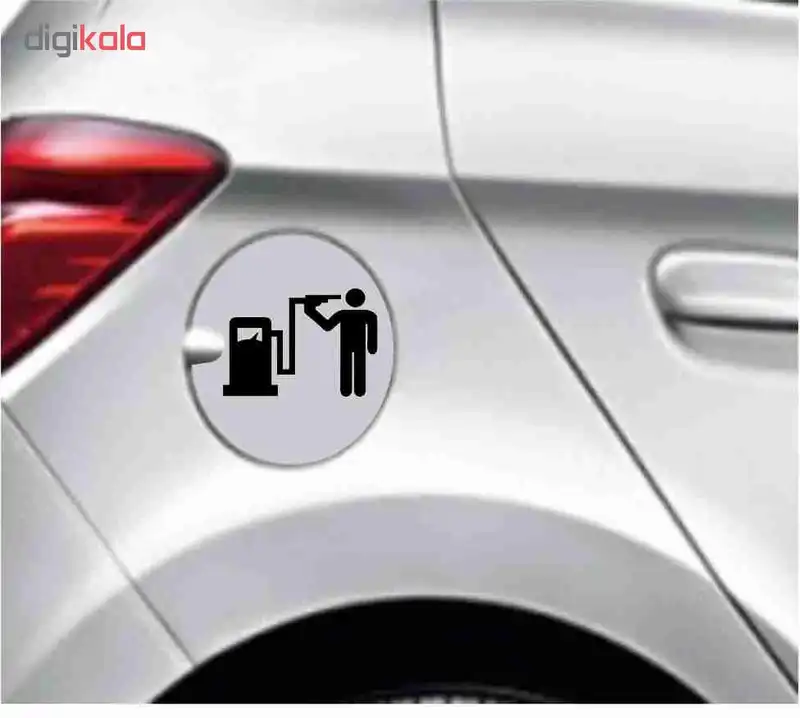 برچسب بدنه خودرو طرح باک بنزین کد 43 مجموعه 8 عددی
