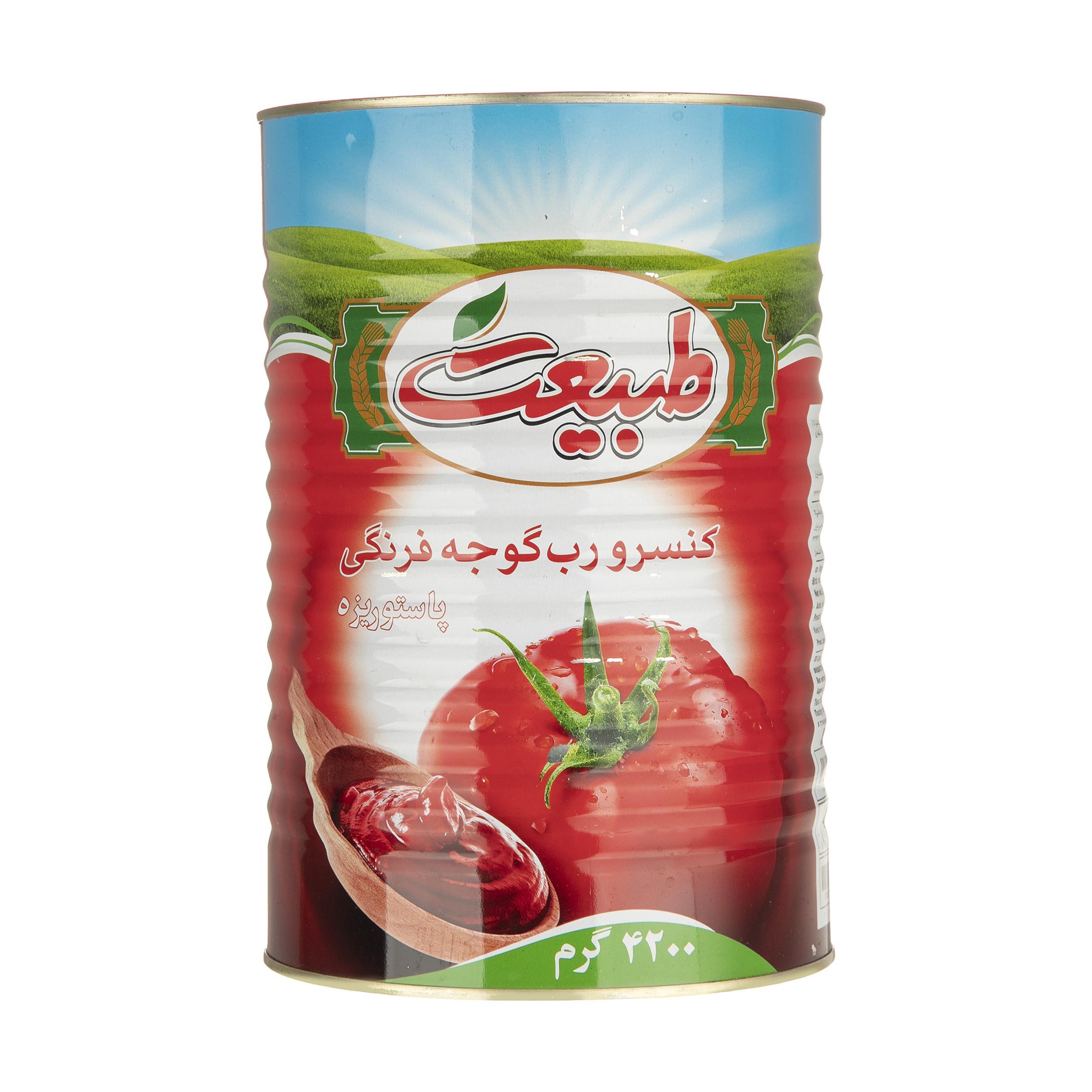 رب گوجه فرنگی طبیعت مقدار 4.2 کیلوگرم