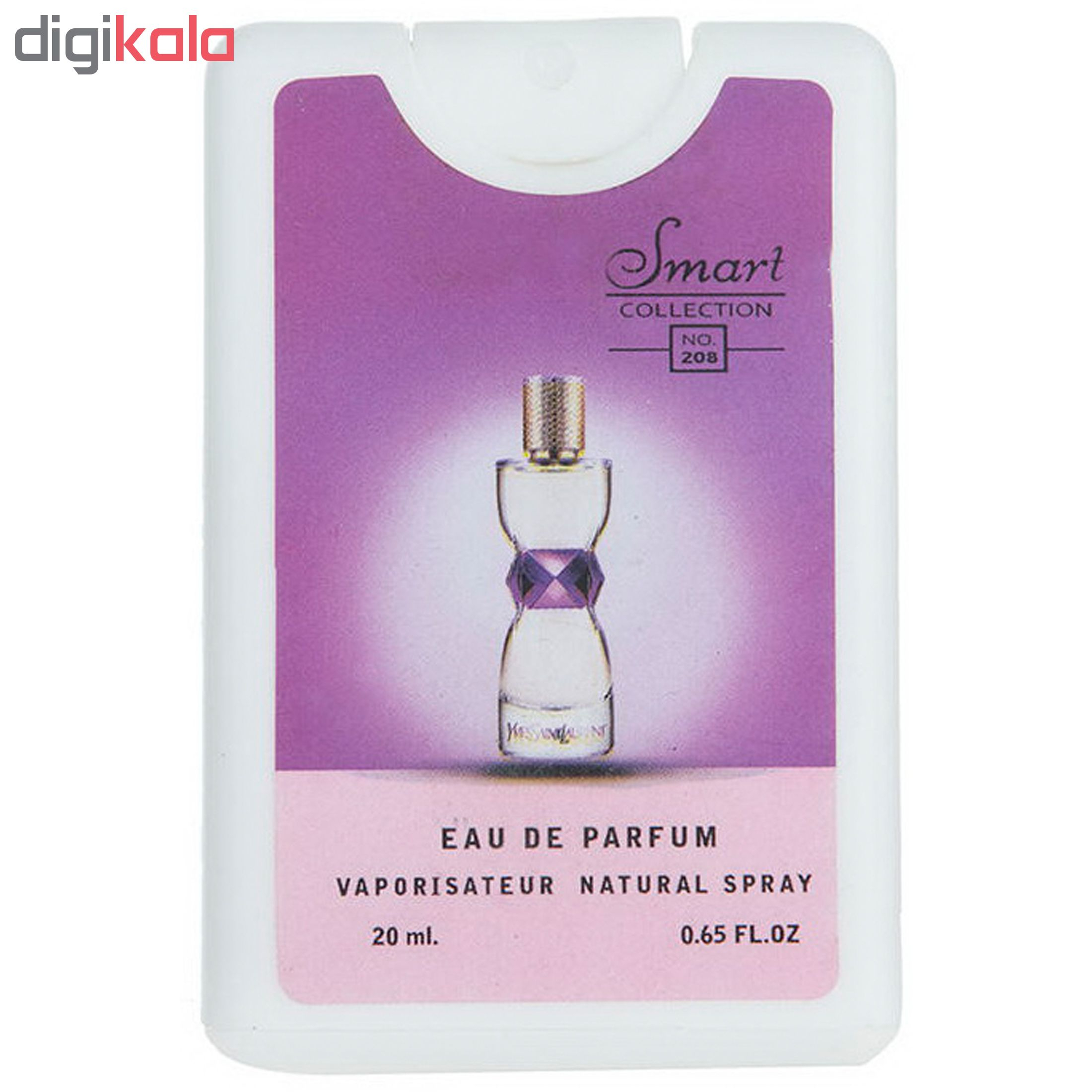 عطر جیبی زنانه اسمارت کالکشن مدل SMT812 حجم 20 میلی لیتر مجموعه 4 عددی