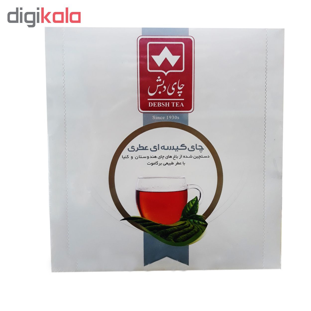 چای کیسه ای عطری برگاموت دبش بسته 100 عددی main 1 1