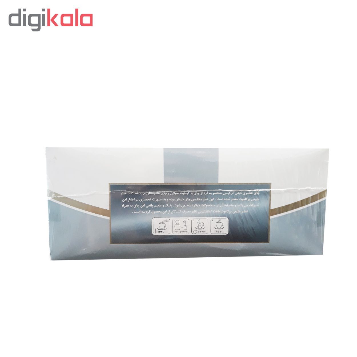 چای کیسه ای عطری برگاموت دبش بسته 100 عددی main 1 2