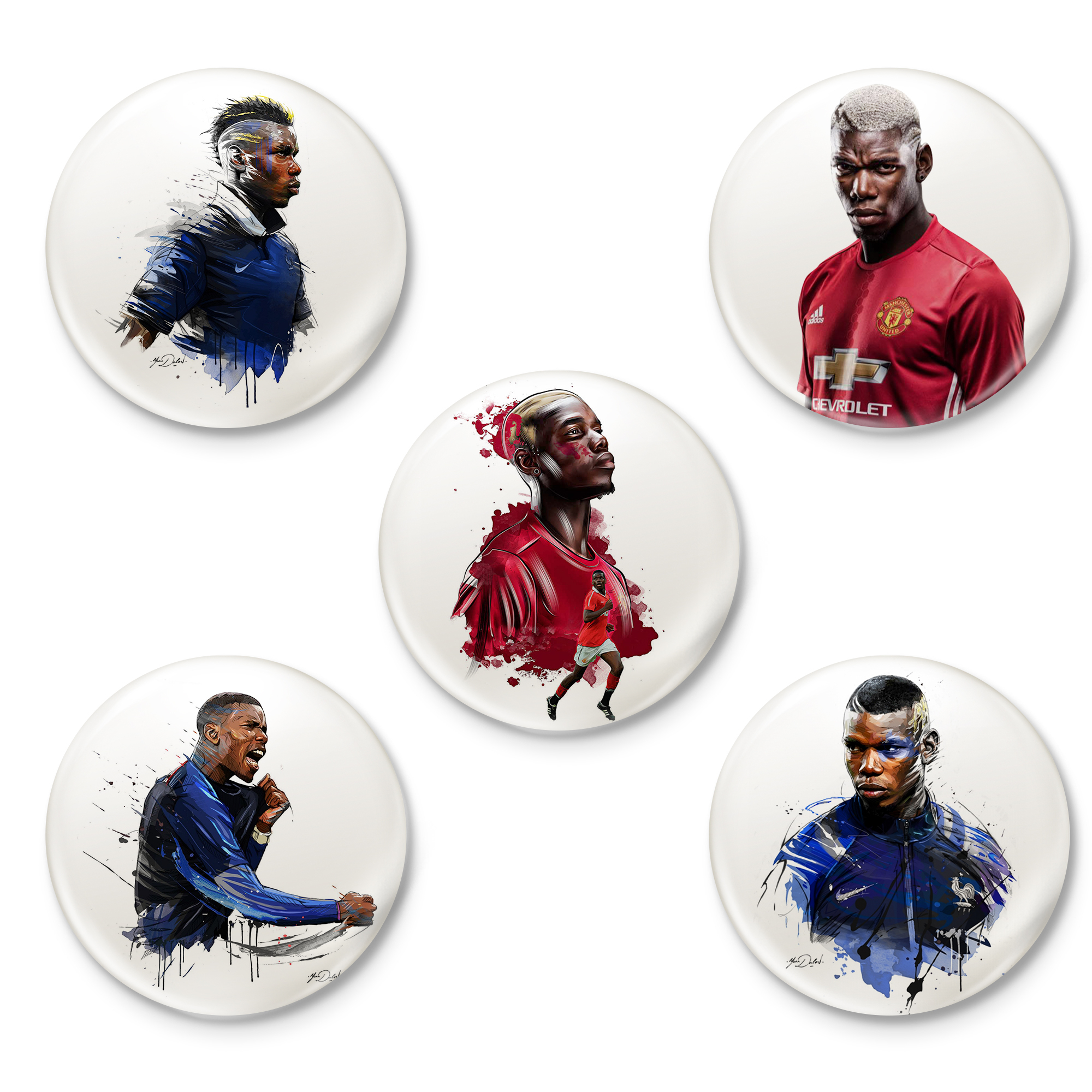 پیکسل طرح پل پوگبا کد 26.78 مجموعه 5 عددی