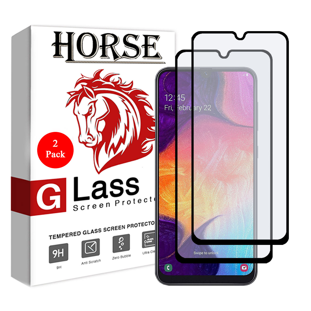 محافظ صفحه نمایش مات هورس مدل CMT مناسب برای گوشی موبایل سامسونگ Galaxy A50 بسته دو عددی