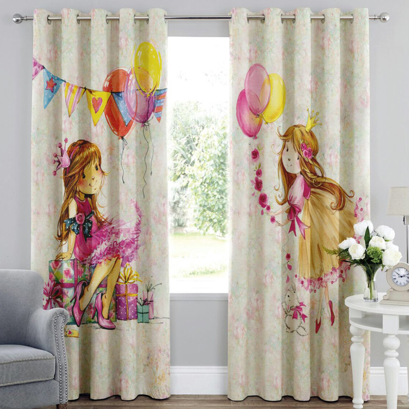 پرده طرح فرشته کد M351 سایز 150*280 سانتیمتر