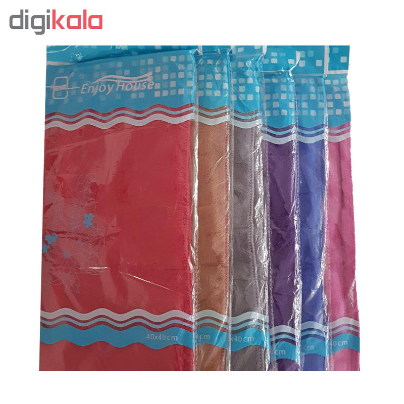 دستمال مایکروفایبر نظافت خودرو اینجوی هاوس مدل D07