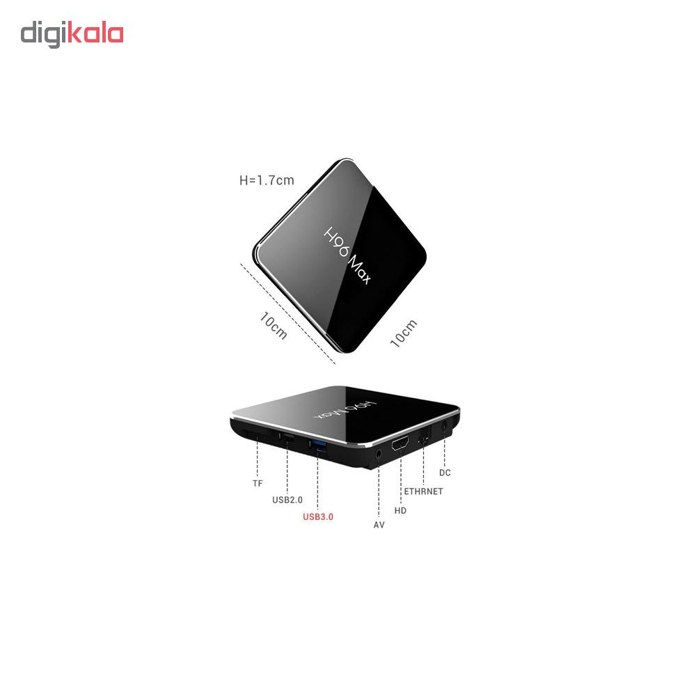 اندروید باکس مدل H96 MAX