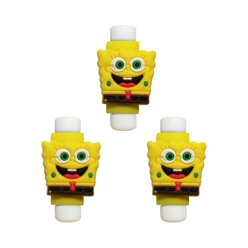 محافظ کابل طرح Sponge Bob کد 3315 بسته 3 عددی