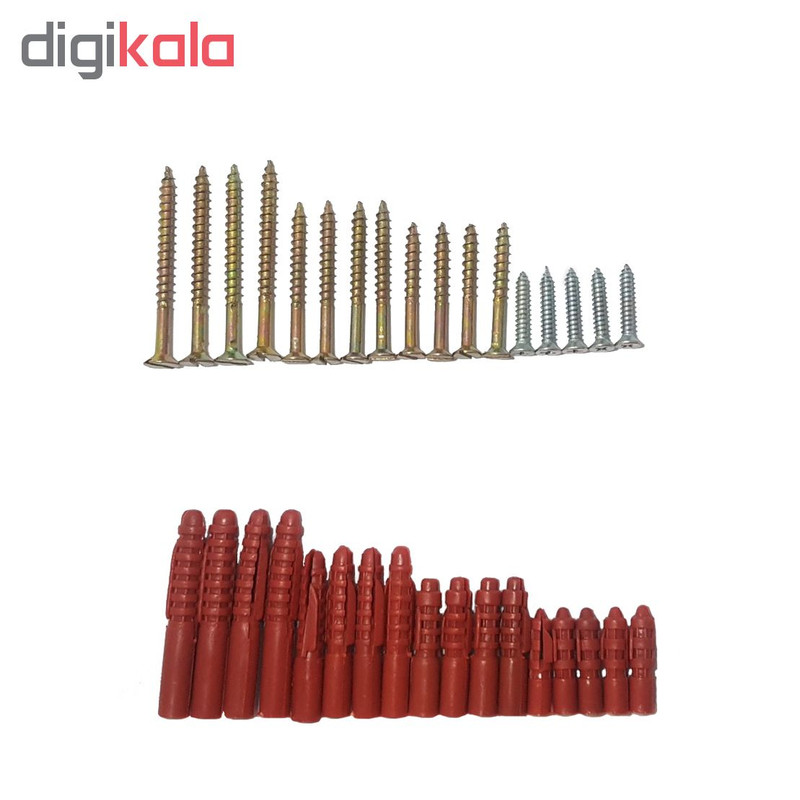 پیچ و رولپلاک مجموعه 34 عددی