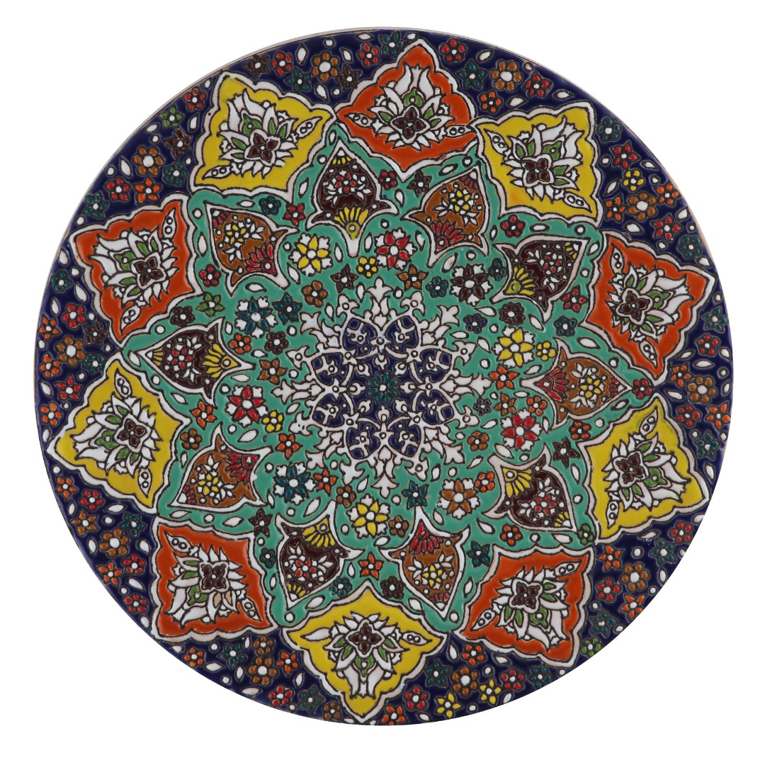 بشقاب میناکاری مدل B30M15