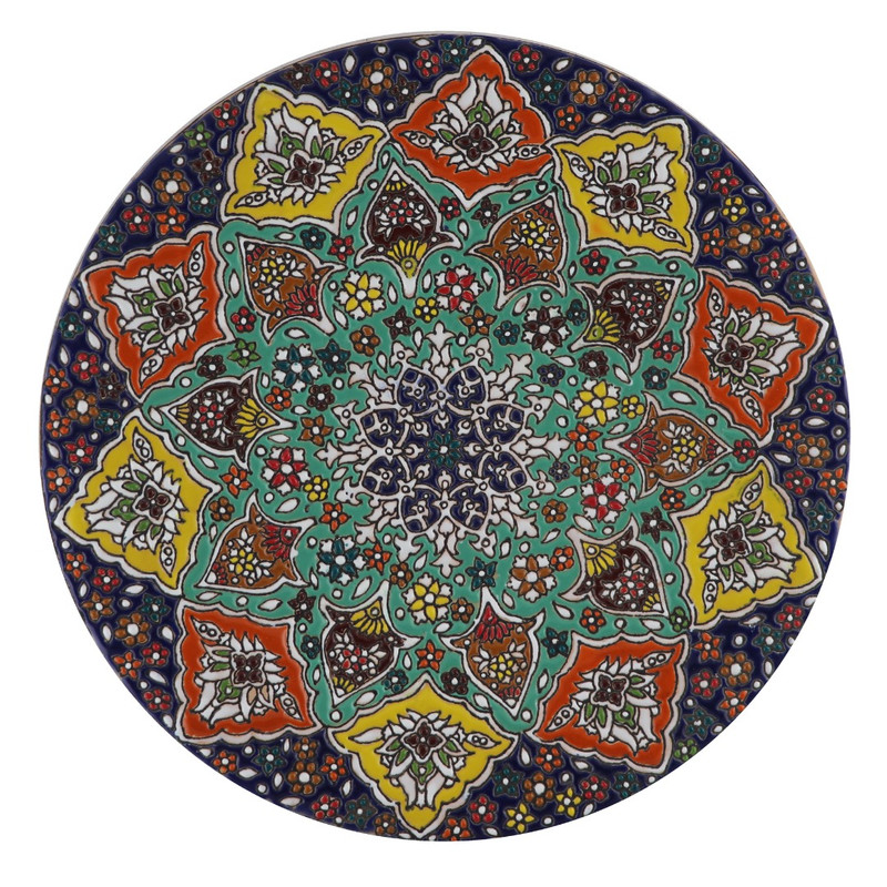 بشقاب میناکاری مدل B30M15