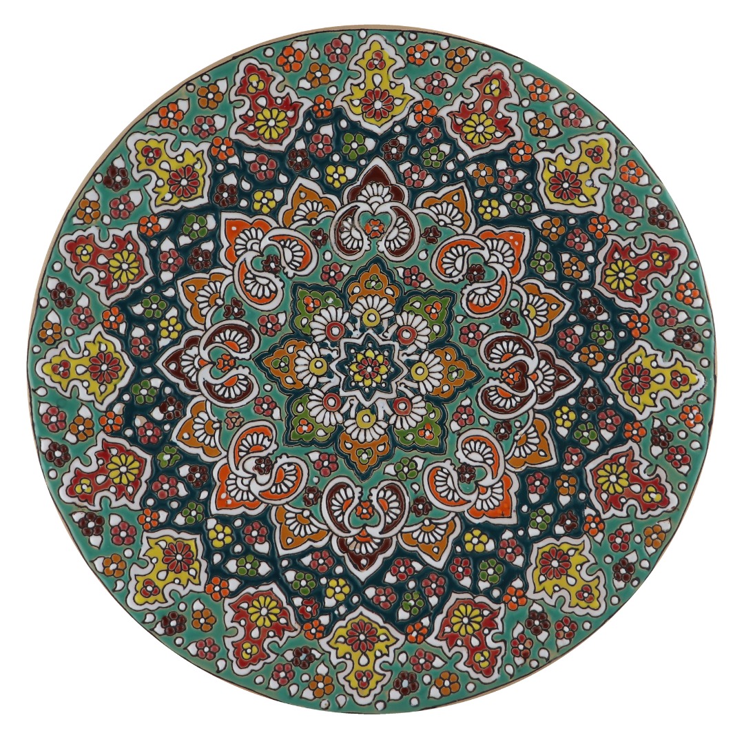 بشقاب میناکاری مدل B30M13