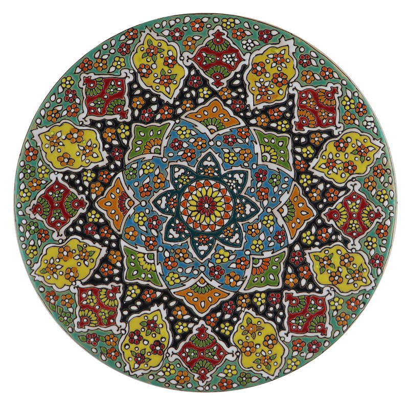بشقاب میناکاری مدل B30M10